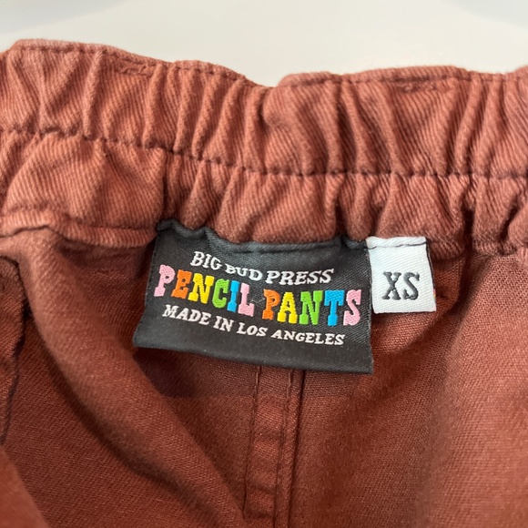Big Bud Press Pencil Pants XS 100% cotton twill - Picture 4 of 5
